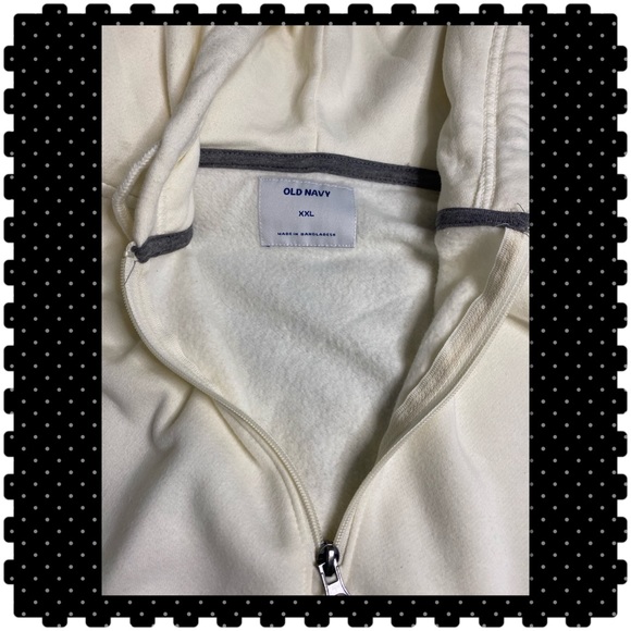 Old Navy full zipper hoodie - Picture 3 of 3
